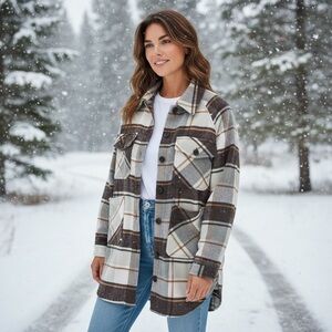 Thread & Supply Reversible Plaid Flannel Women's Jacket